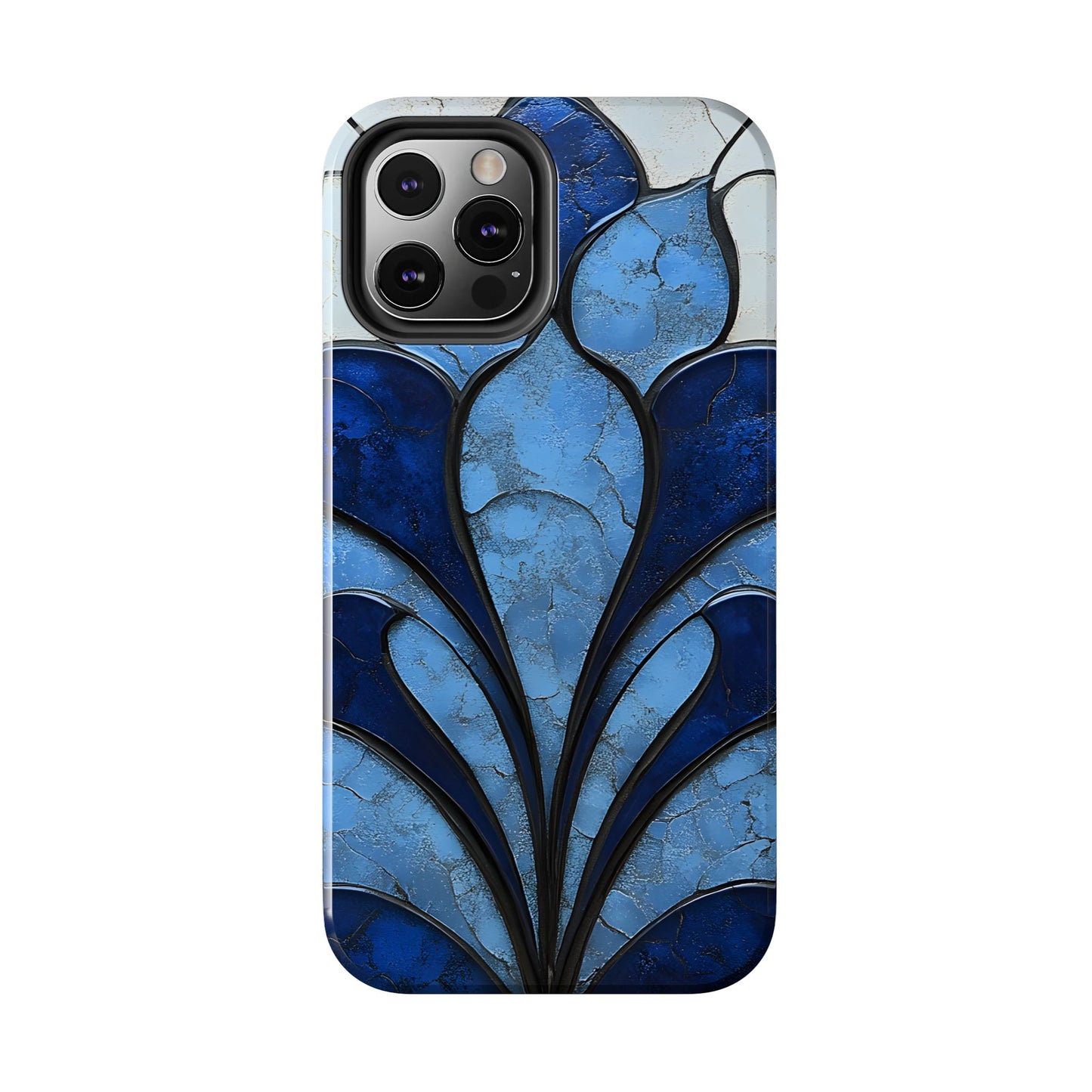 Blue Sapphire Art Deco Tough Phone Case