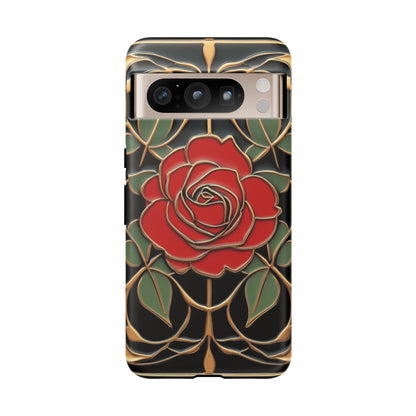 Phone Cases- Vintage Rose Art Nouveau Aesthetic