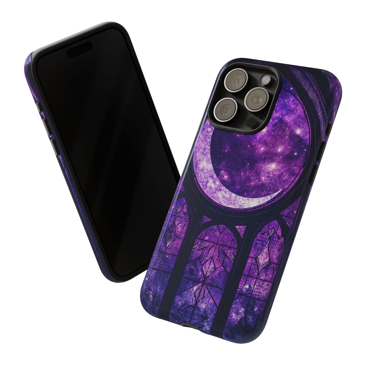 Purple Gothic Stained Glass Phone Cases