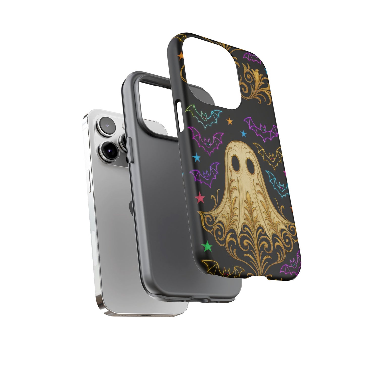 Ghost Phone Cases With Tiny Bats