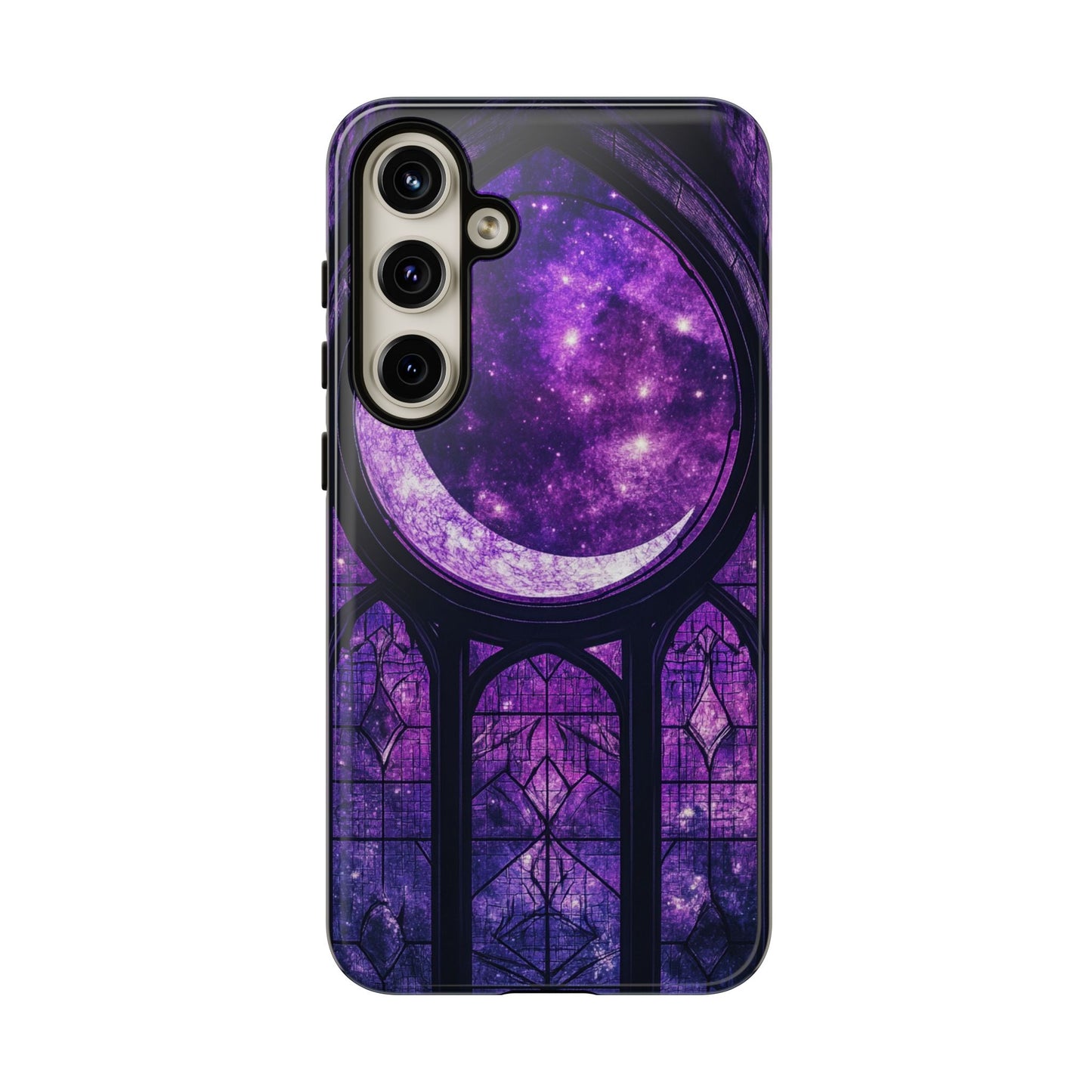 Purple Gothic Stained Glass Phone Cases
