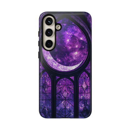 Purple Gothic Stained Glass Phone Cases