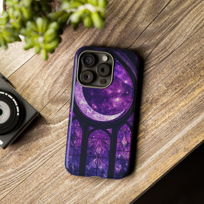 Purple Gothic Stained Glass Phone Cases