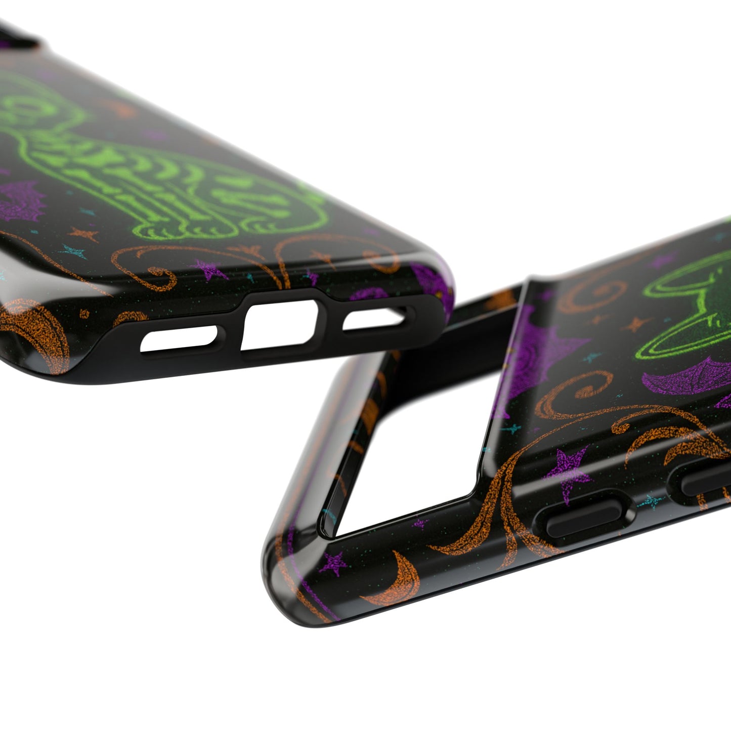 Skeleton Cat Phone Case