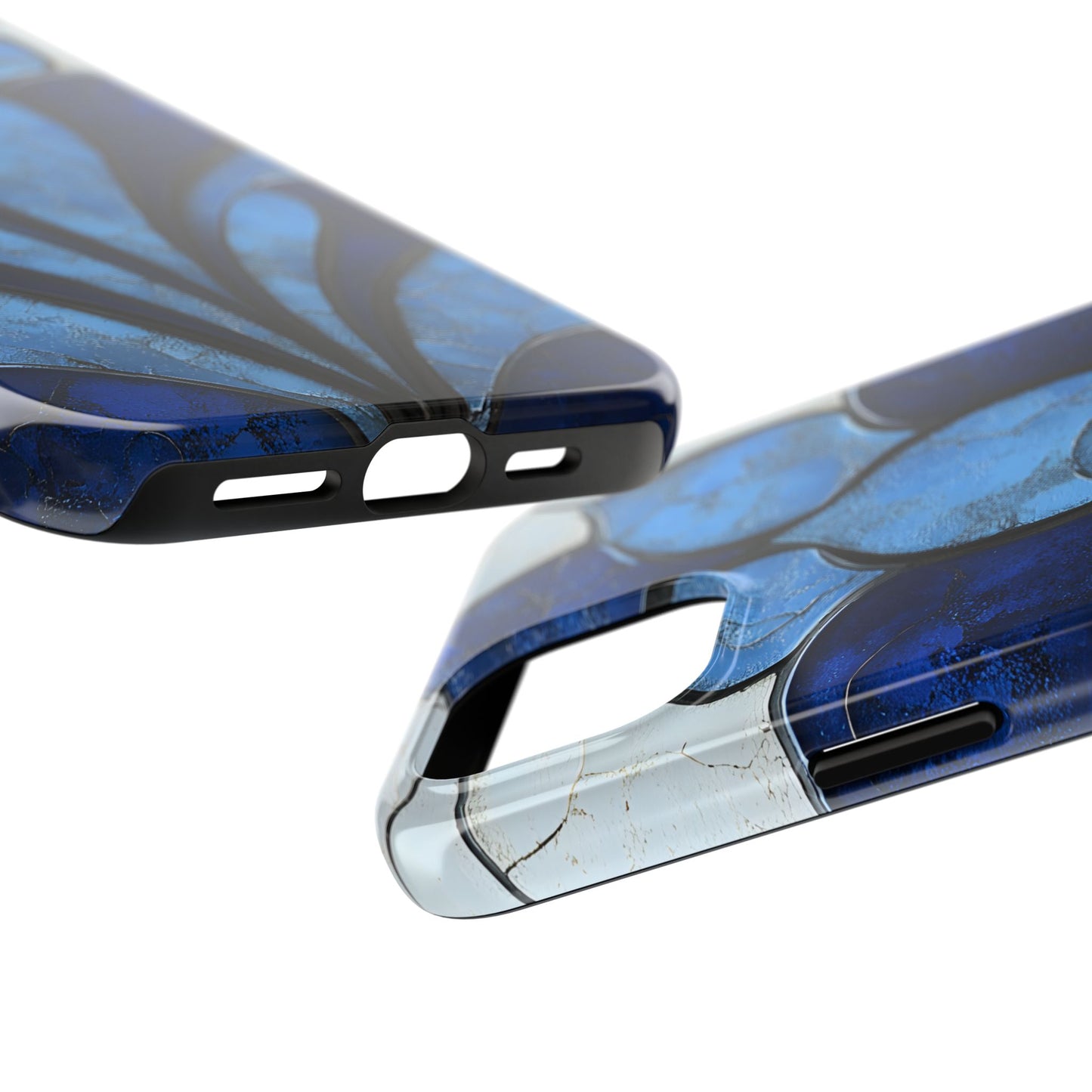 Blue Sapphire Art Deco Tough Phone Case