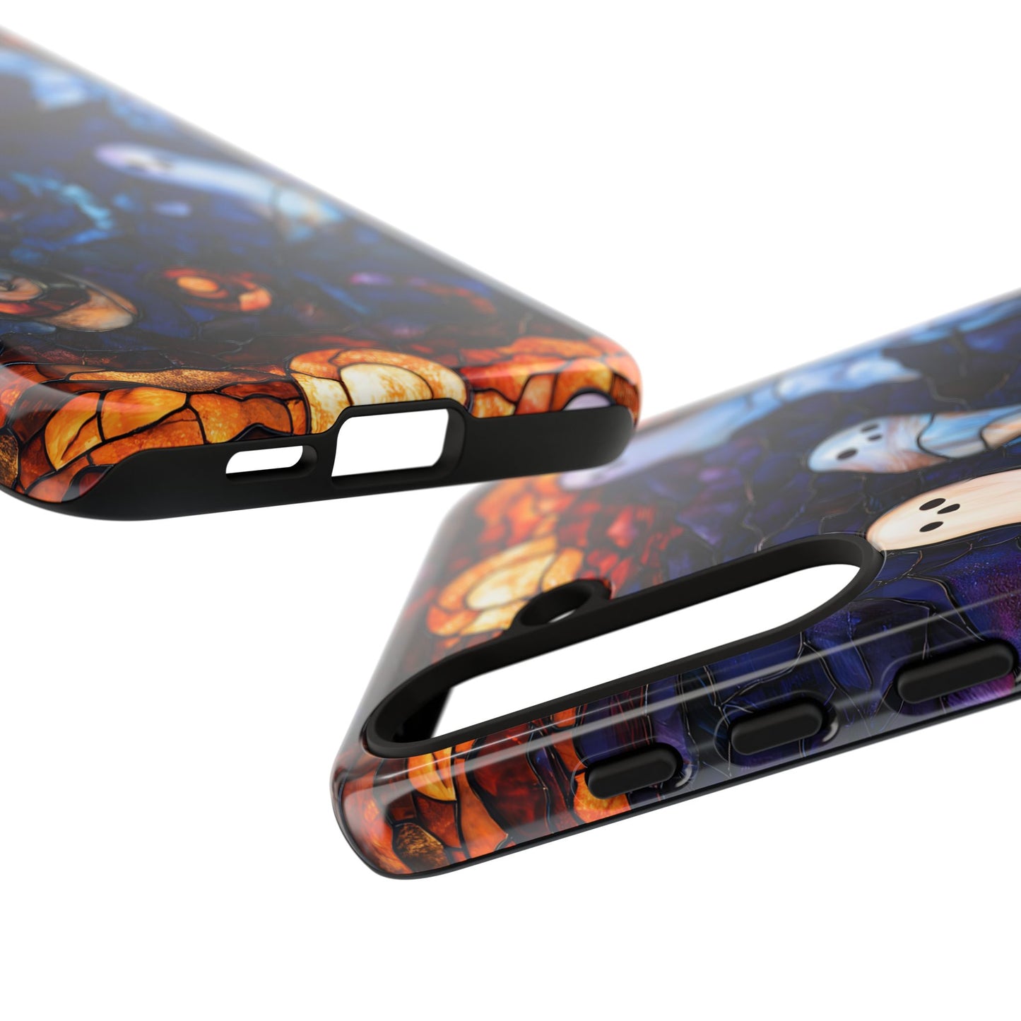 Stained Glass Ghosts Tough Phone Cases
