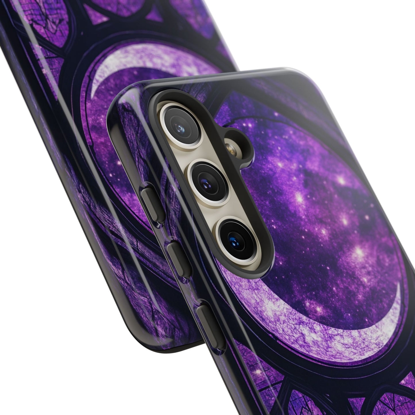 Purple Gothic Stained Glass Phone Cases