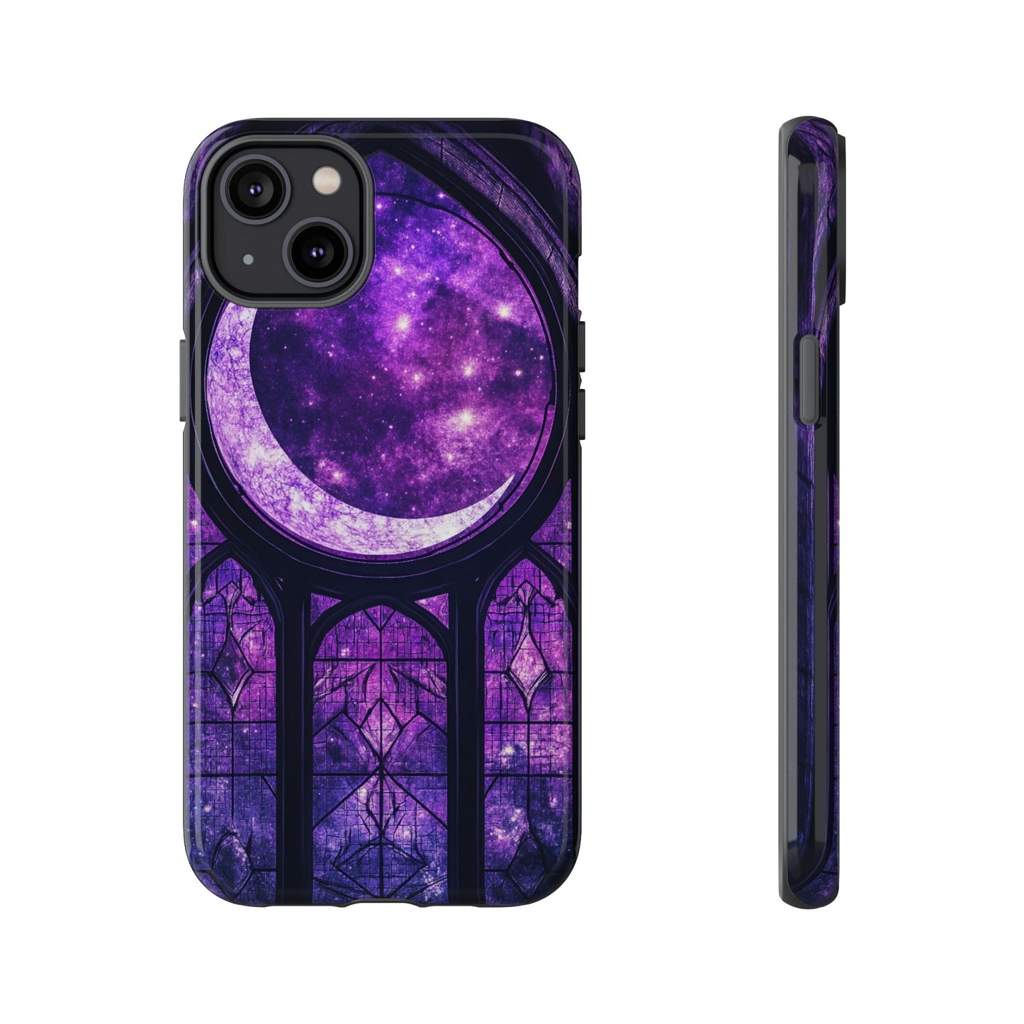 Purple Gothic Stained Glass Phone Cases
