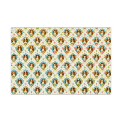 Gift Wrapping Paper - King Charles Spaniels