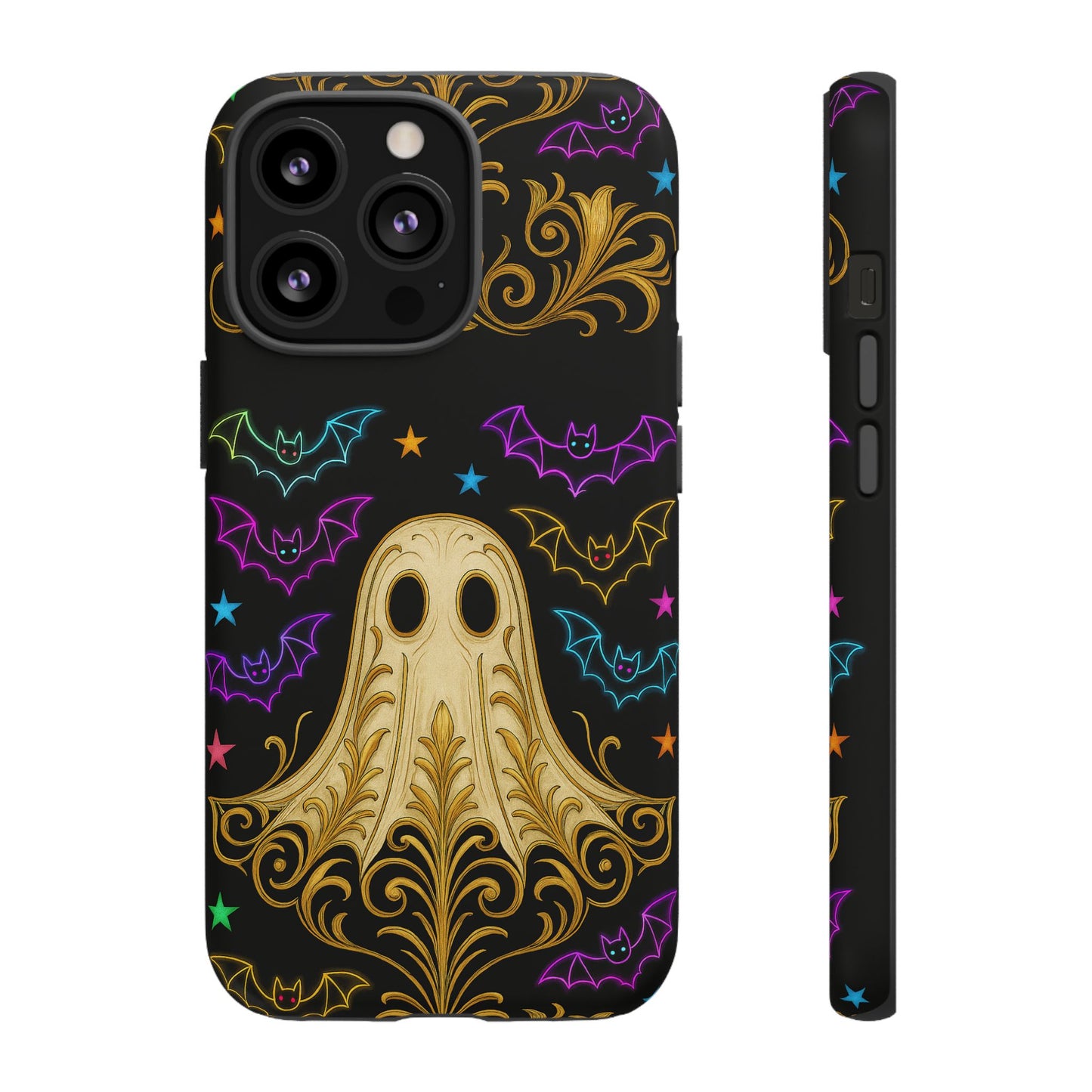 Ghost Phone Cases With Tiny Bats