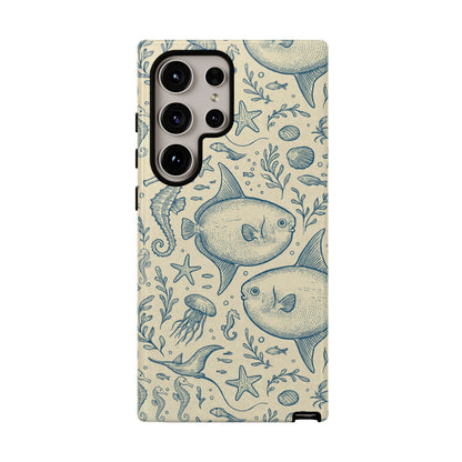 Phone Case - Mola Mola Tough Case - Ocean Sunfish, Sea Theme