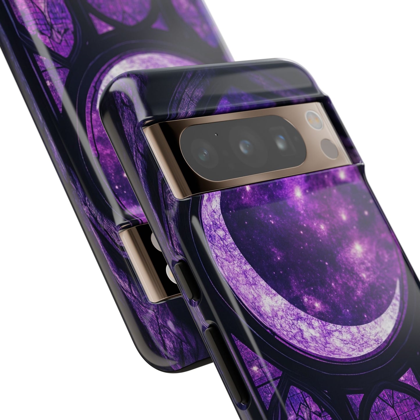Purple Gothic Stained Glass Phone Cases