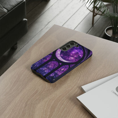 Purple Gothic Stained Glass Phone Cases