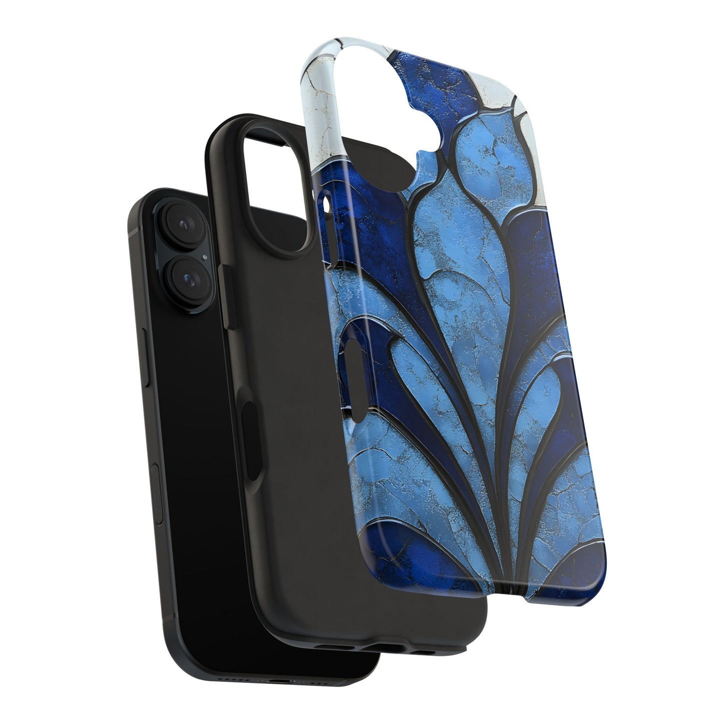 Blue Sapphire Art Deco Tough Phone Case
