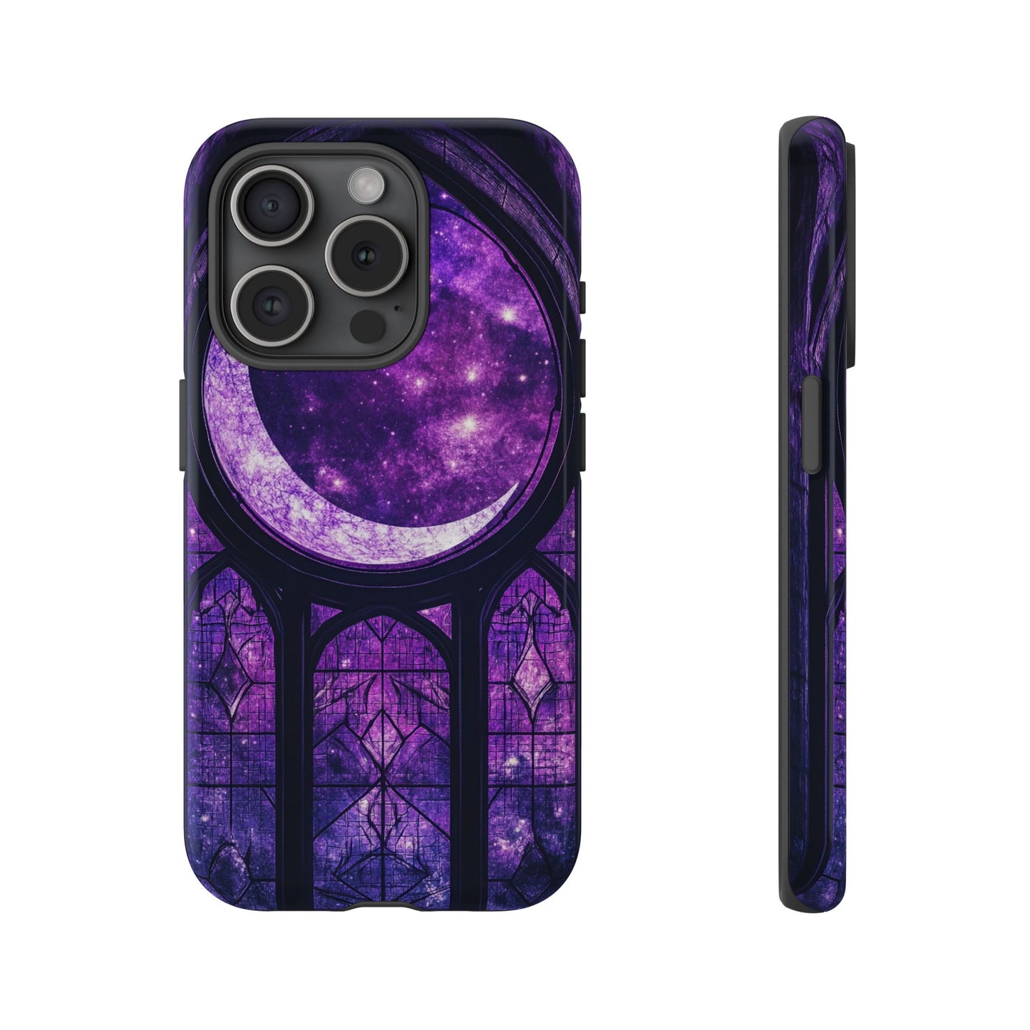 Purple Gothic Stained Glass Phone Cases