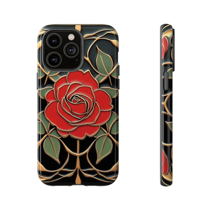 Phone Cases- Vintage Rose Art Nouveau Aesthetic