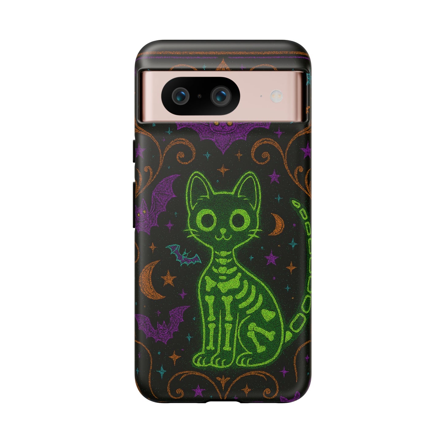 Skeleton Cat Phone Case