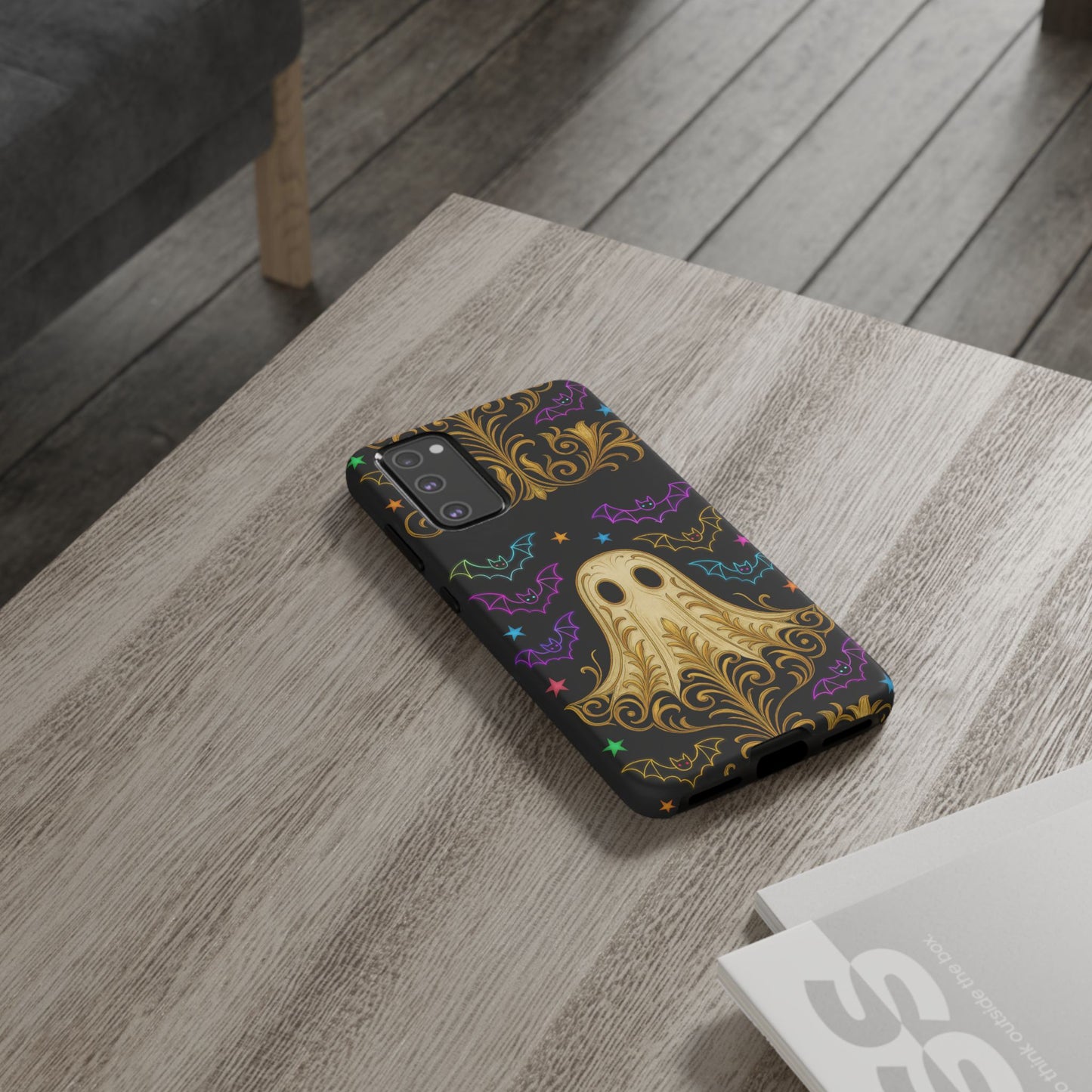Ghost Phone Cases With Tiny Bats