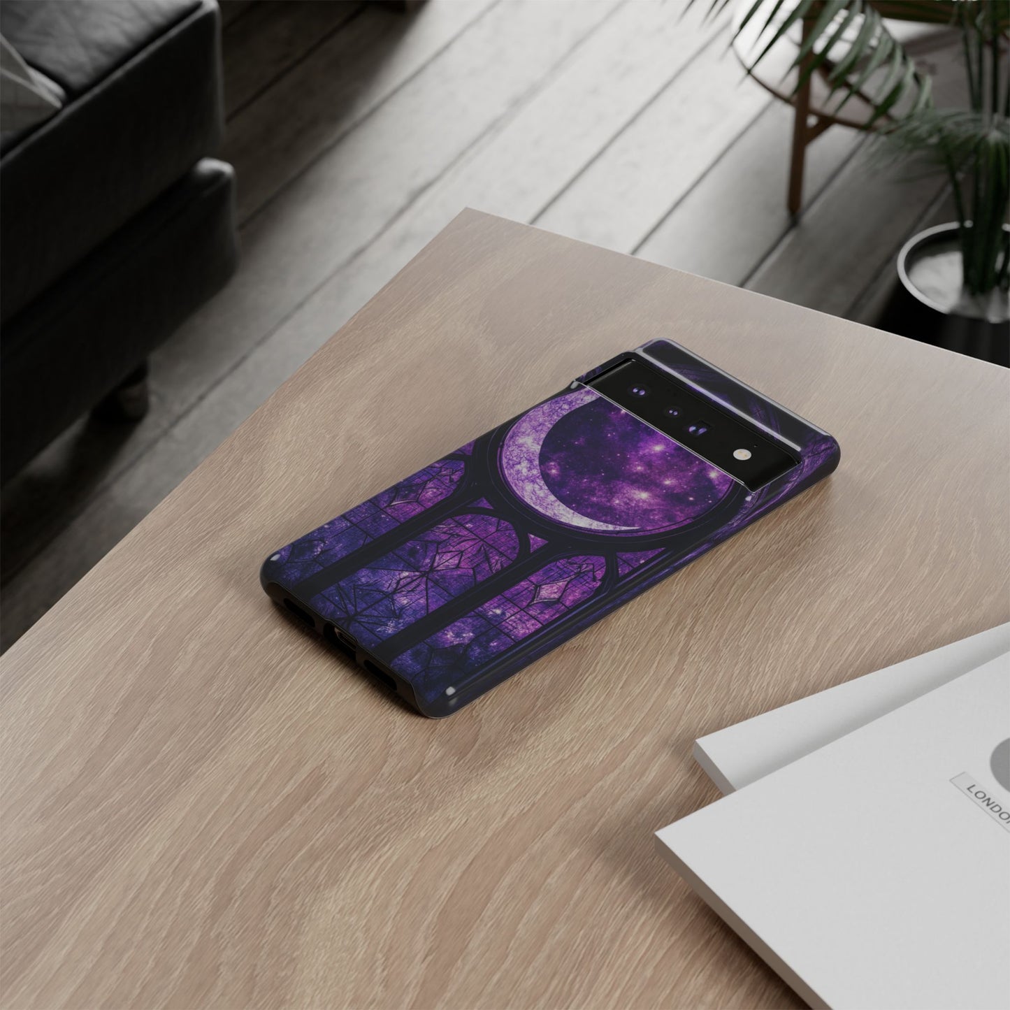 Purple Gothic Stained Glass Phone Cases