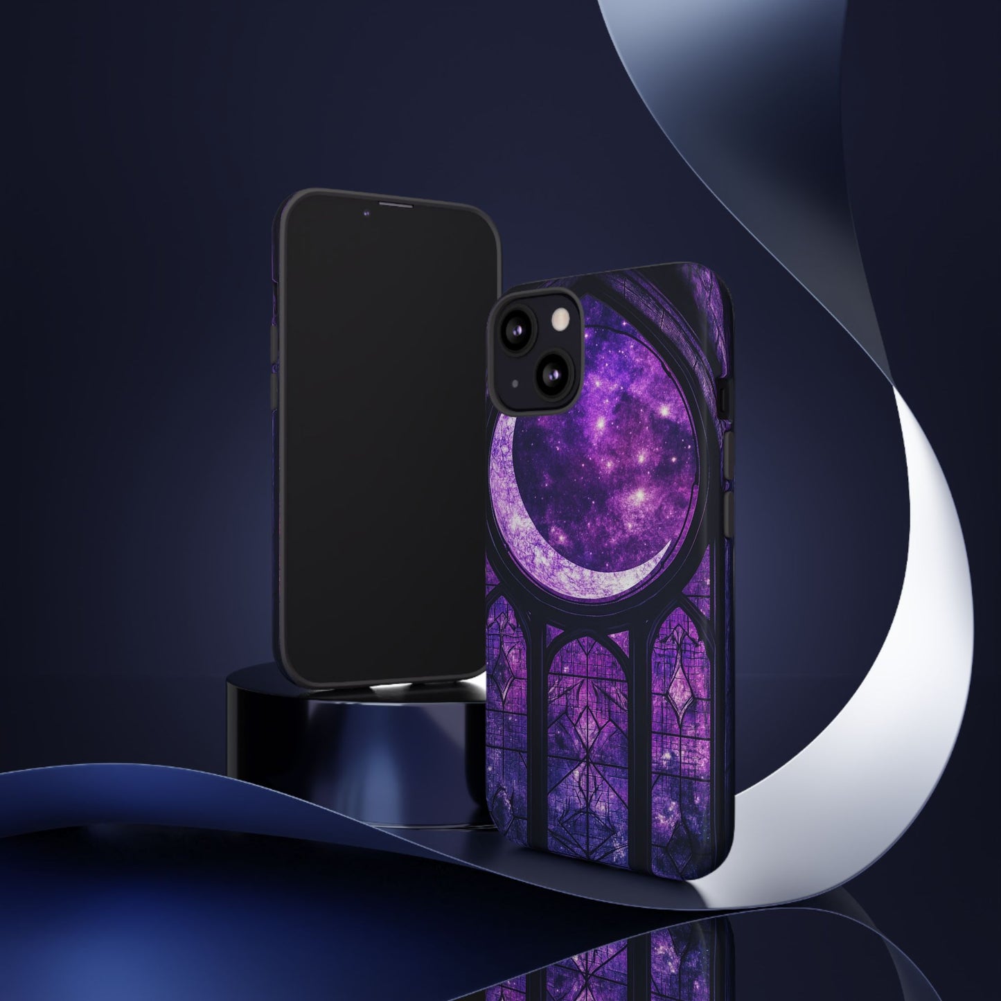 Purple Gothic Stained Glass Phone Cases