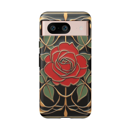 Phone Cases- Vintage Rose Art Nouveau Aesthetic