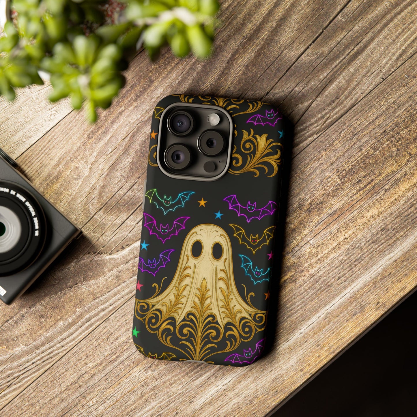 Ghost Phone Cases With Tiny Bats
