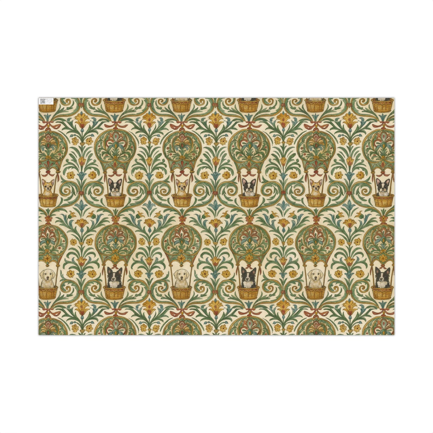 Dogs in Hot Air Balloons - Gift Wrapping Paper