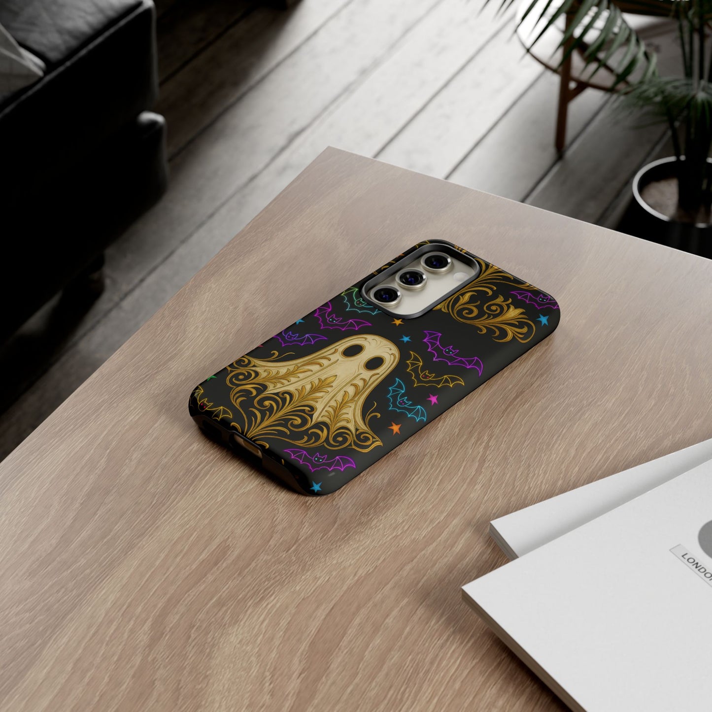 Ghost Phone Cases With Tiny Bats