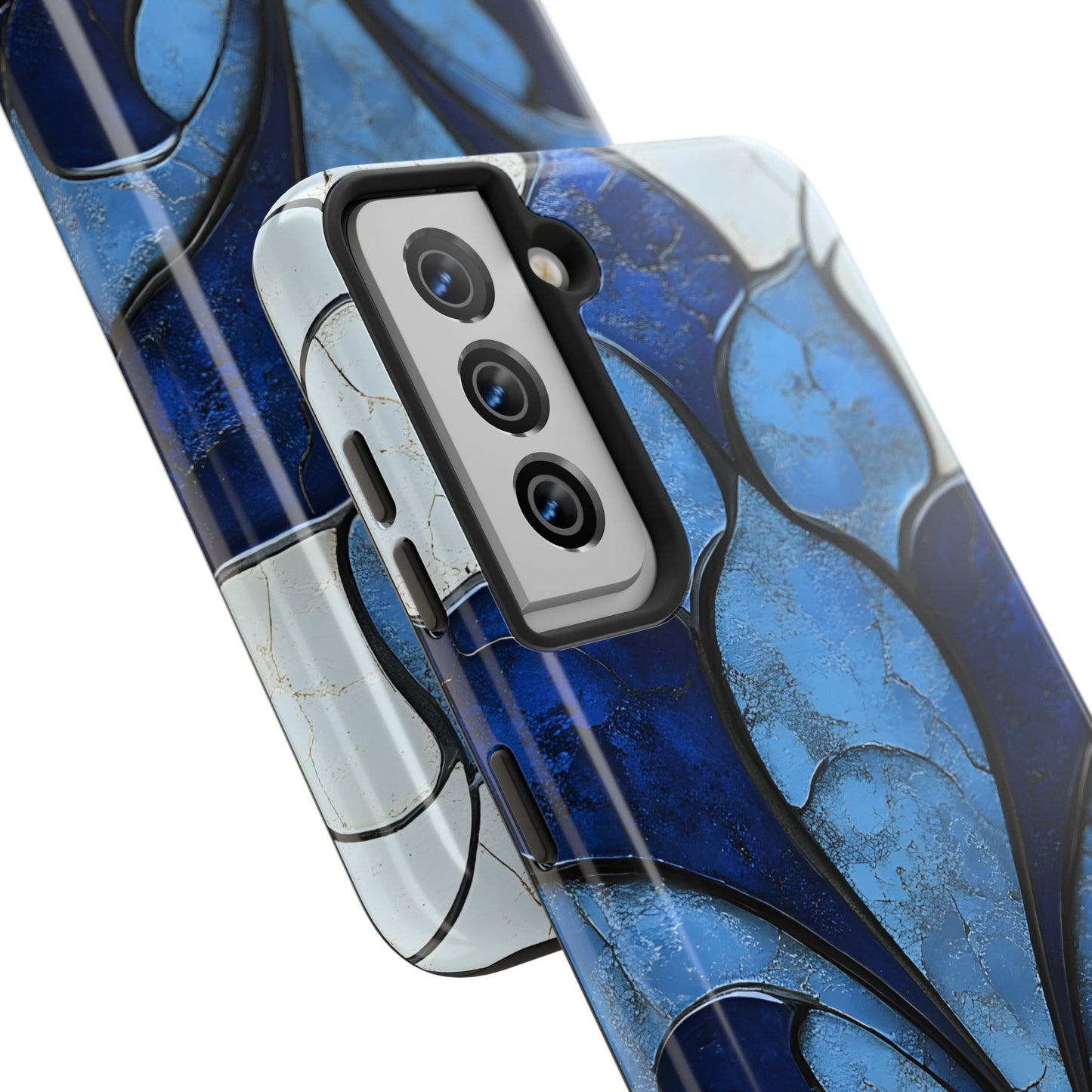 Blue Sapphire Art Deco Tough Phone Case