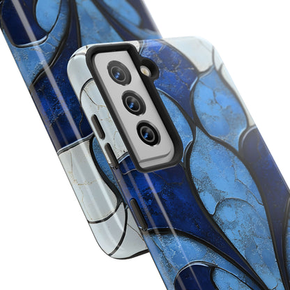 Blue Sapphire Art Deco Tough Phone Case