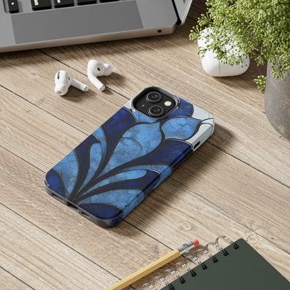 Blue Sapphire Art Deco Tough Phone Case