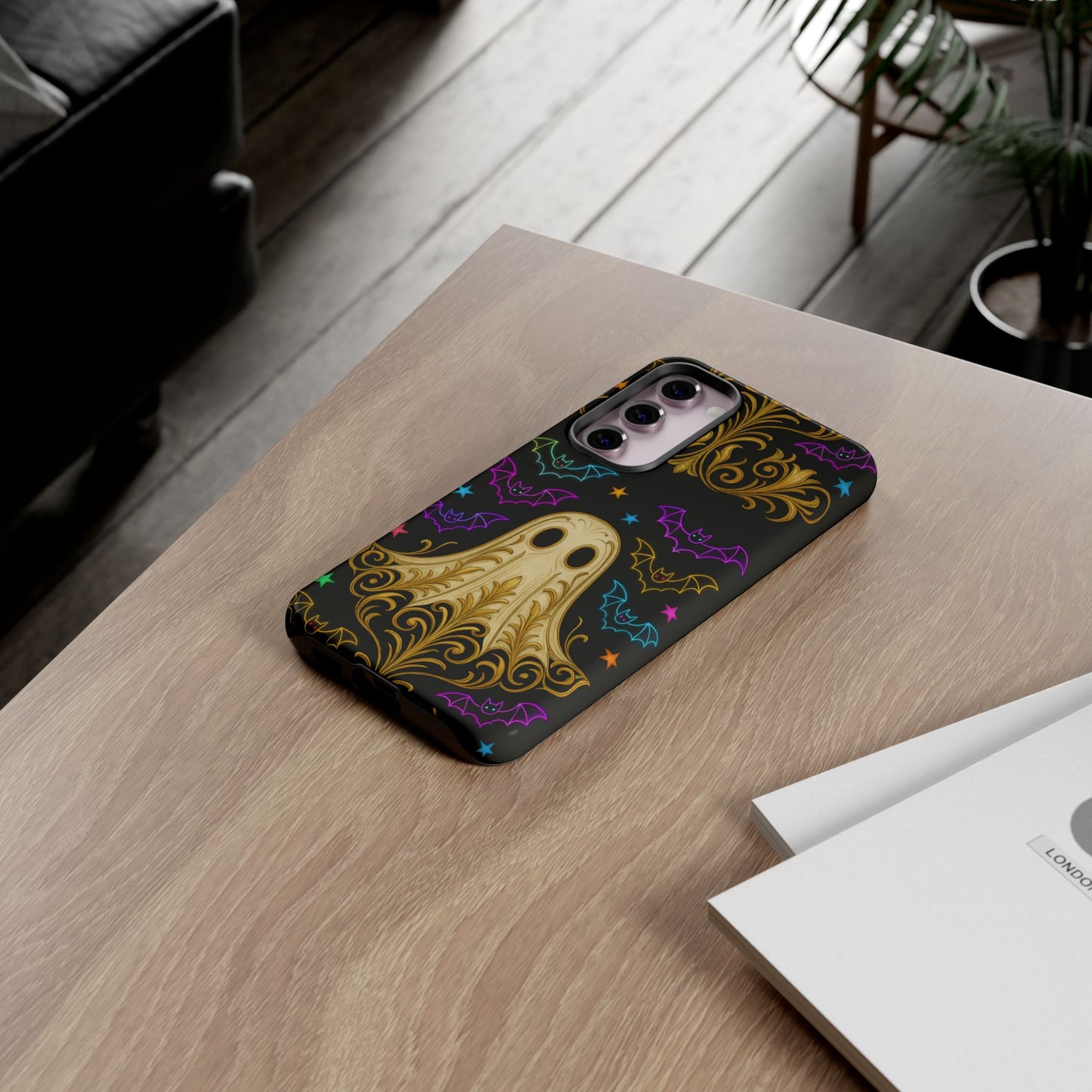 Ghost Phone Cases With Tiny Bats