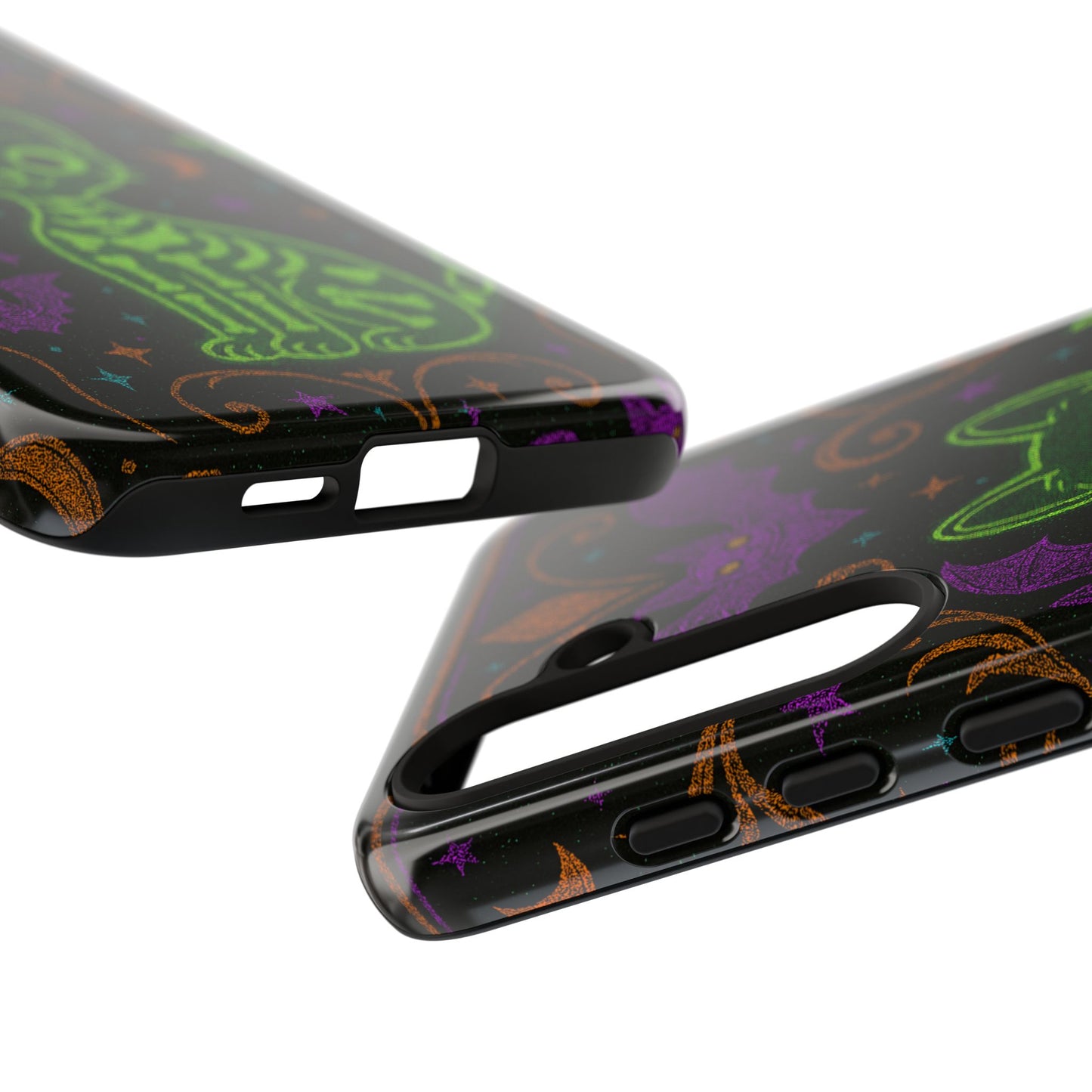 Skeleton Cat Phone Case