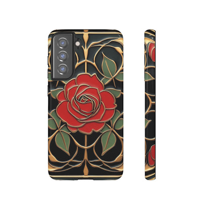 Phone Cases- Vintage Rose Art Nouveau Aesthetic