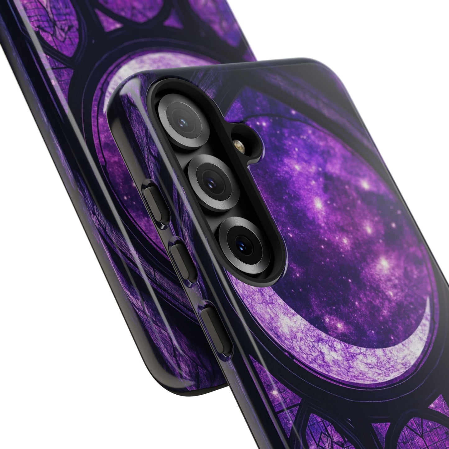 Purple Gothic Stained Glass Phone Cases