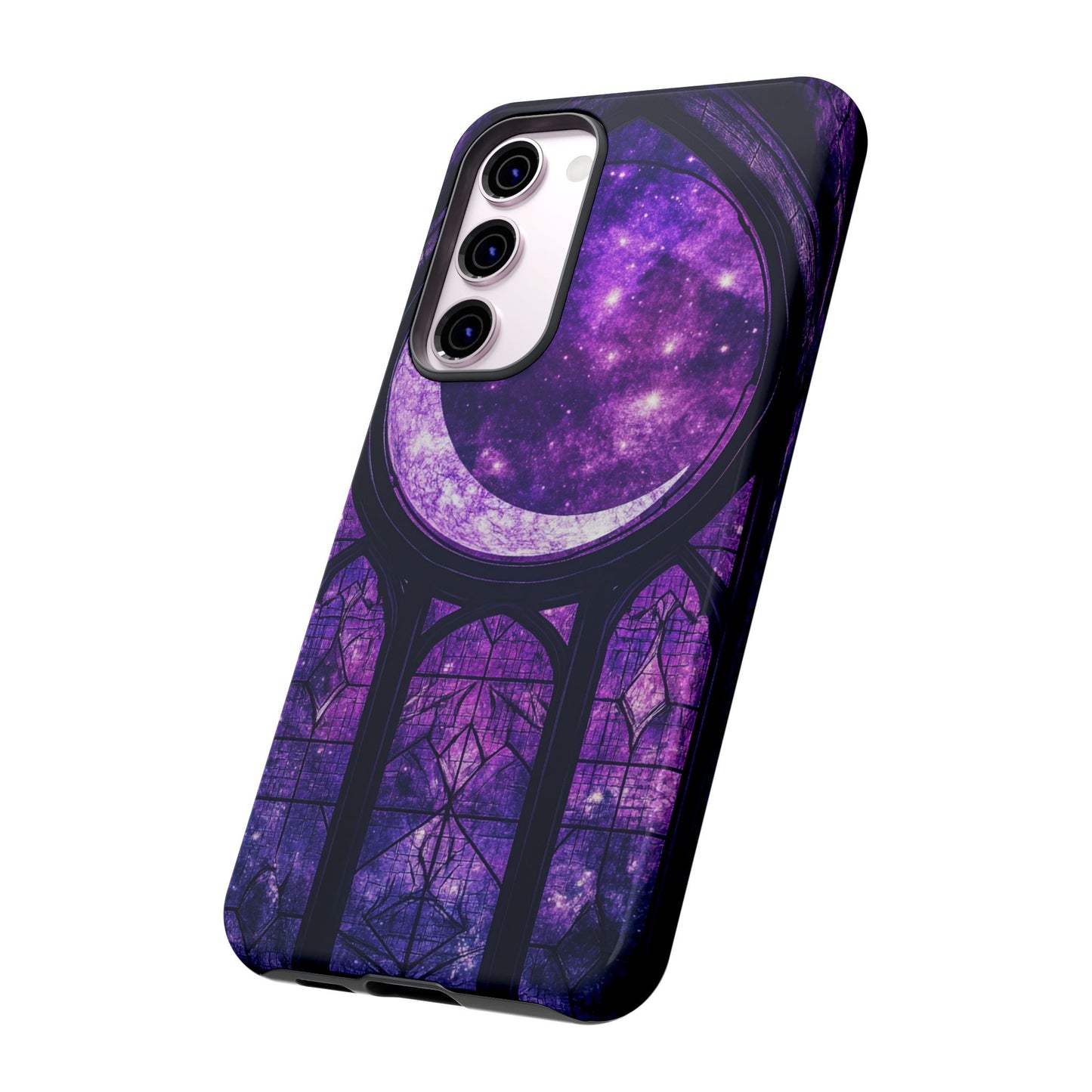 Purple Gothic Stained Glass Phone Cases