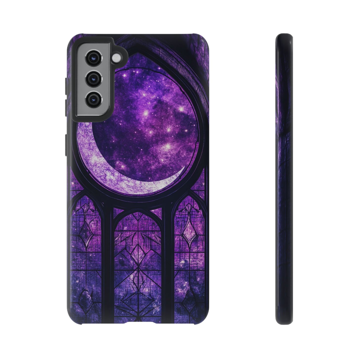 Purple Gothic Stained Glass Phone Cases