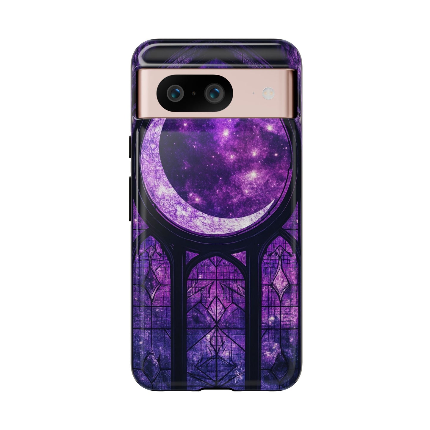 Purple Gothic Stained Glass Phone Cases