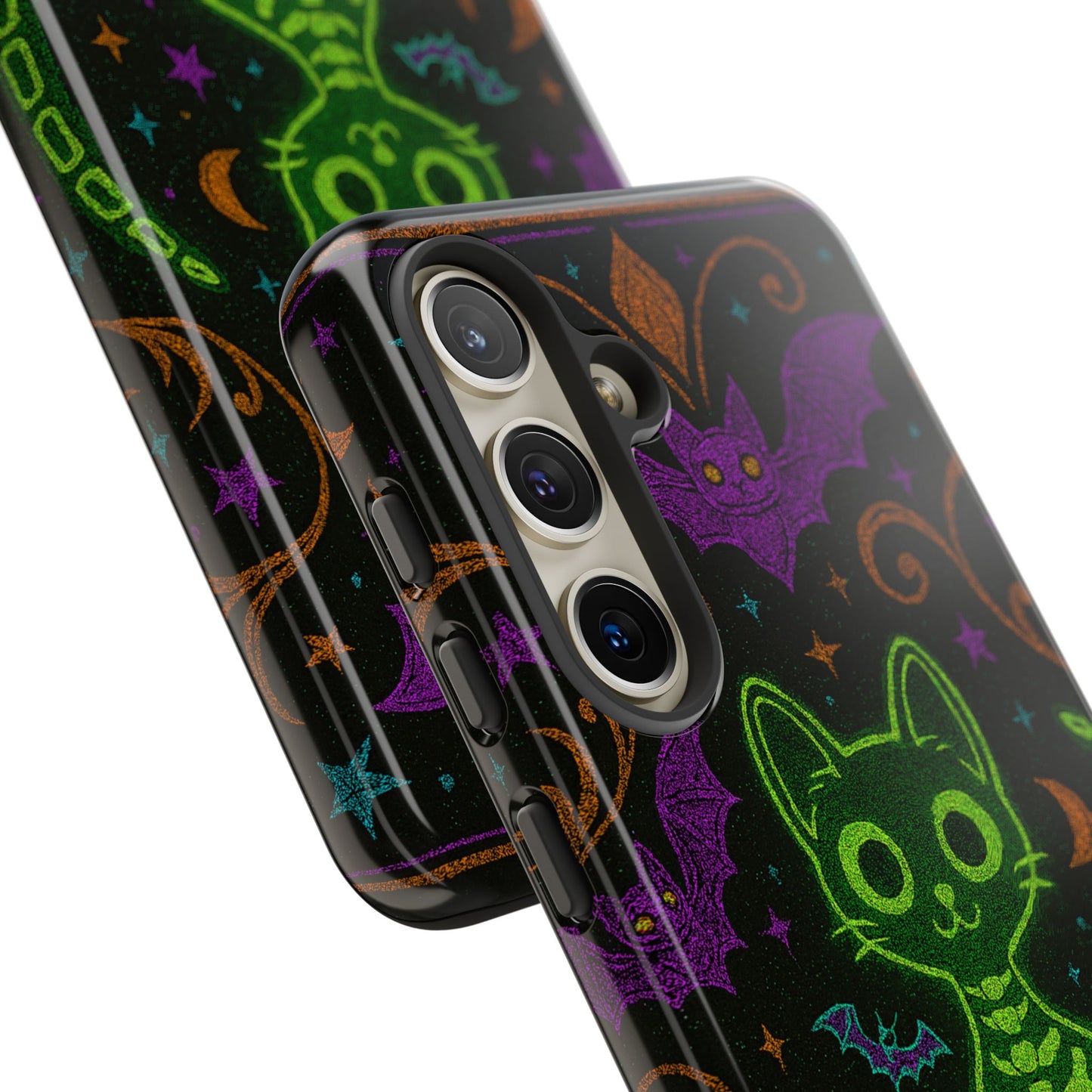 Skeleton Cat Phone Case