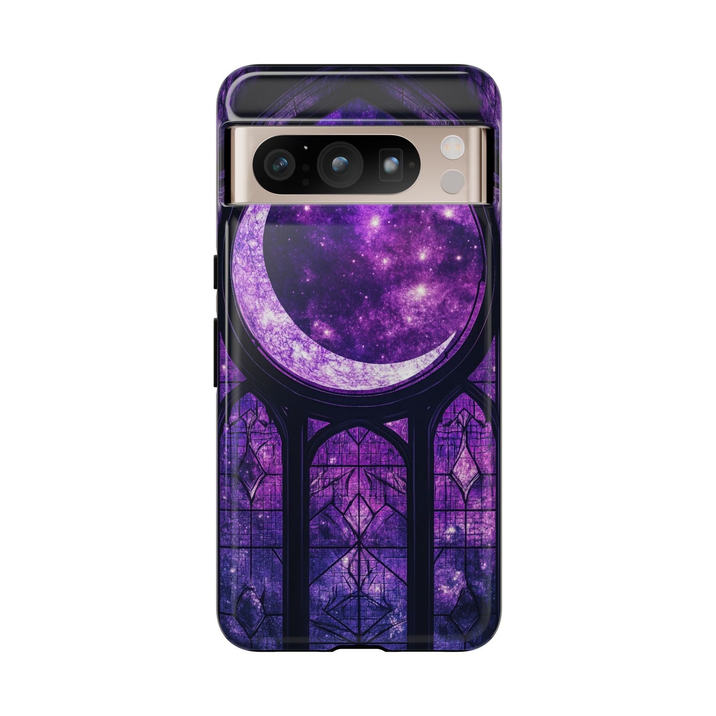 Purple Gothic Stained Glass Phone Cases
