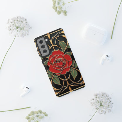 Phone Cases- Vintage Rose Art Nouveau Aesthetic