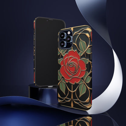 Phone Cases- Vintage Rose Art Nouveau Aesthetic