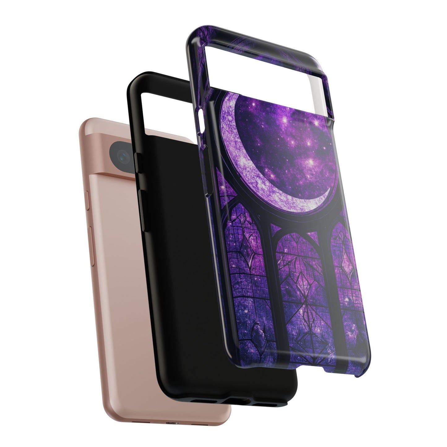 Purple Gothic Stained Glass Phone Cases