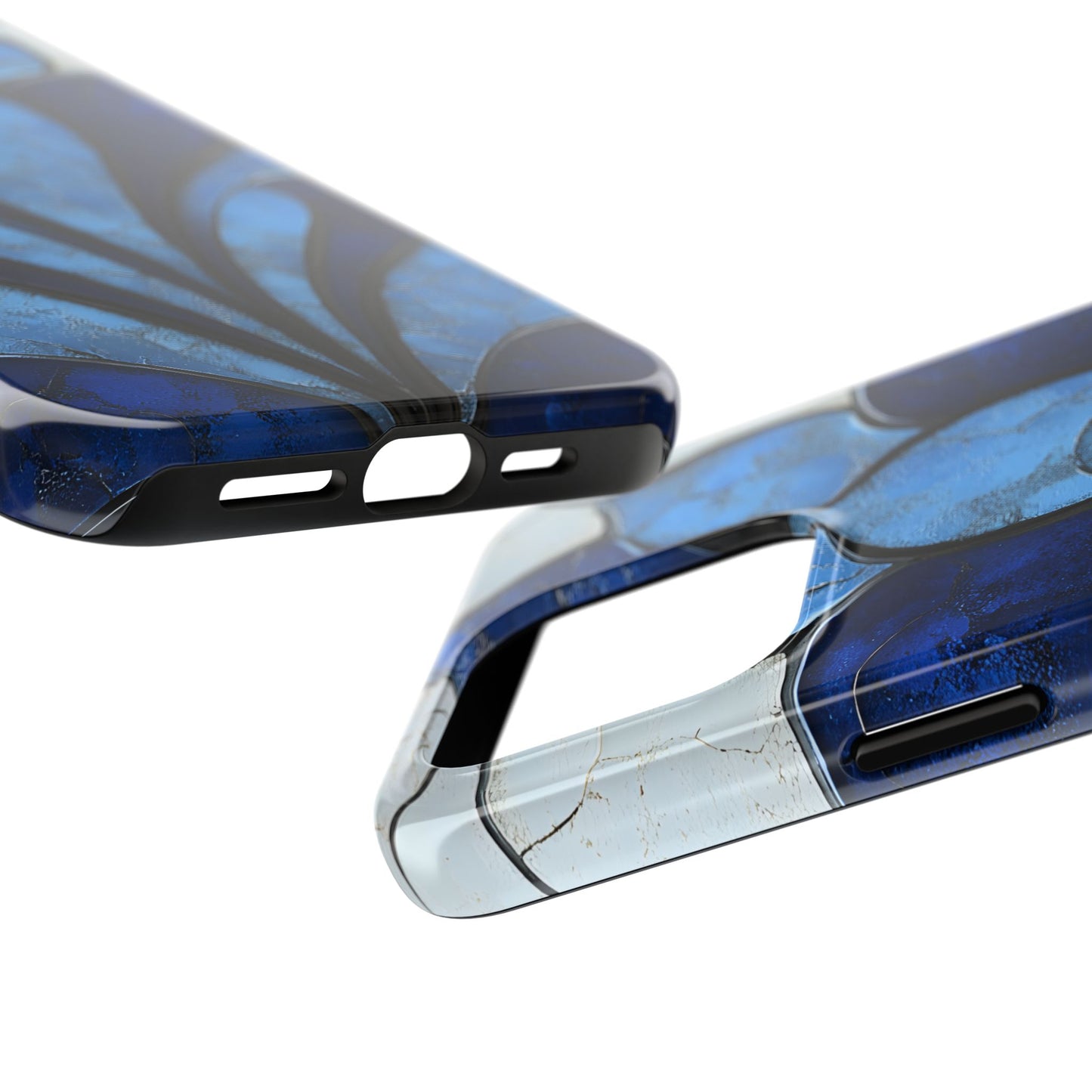 Blue Sapphire Art Deco Tough Phone Case