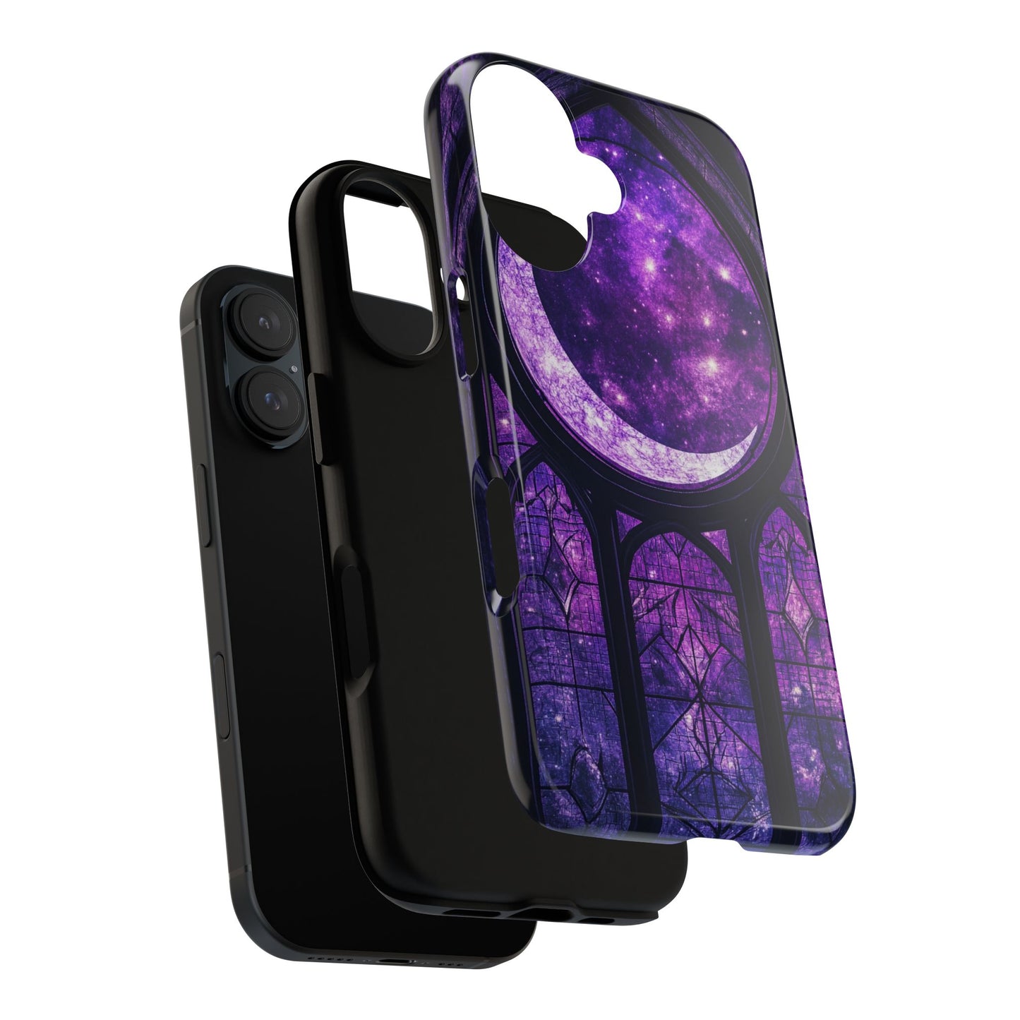 Purple Gothic Stained Glass Phone Cases