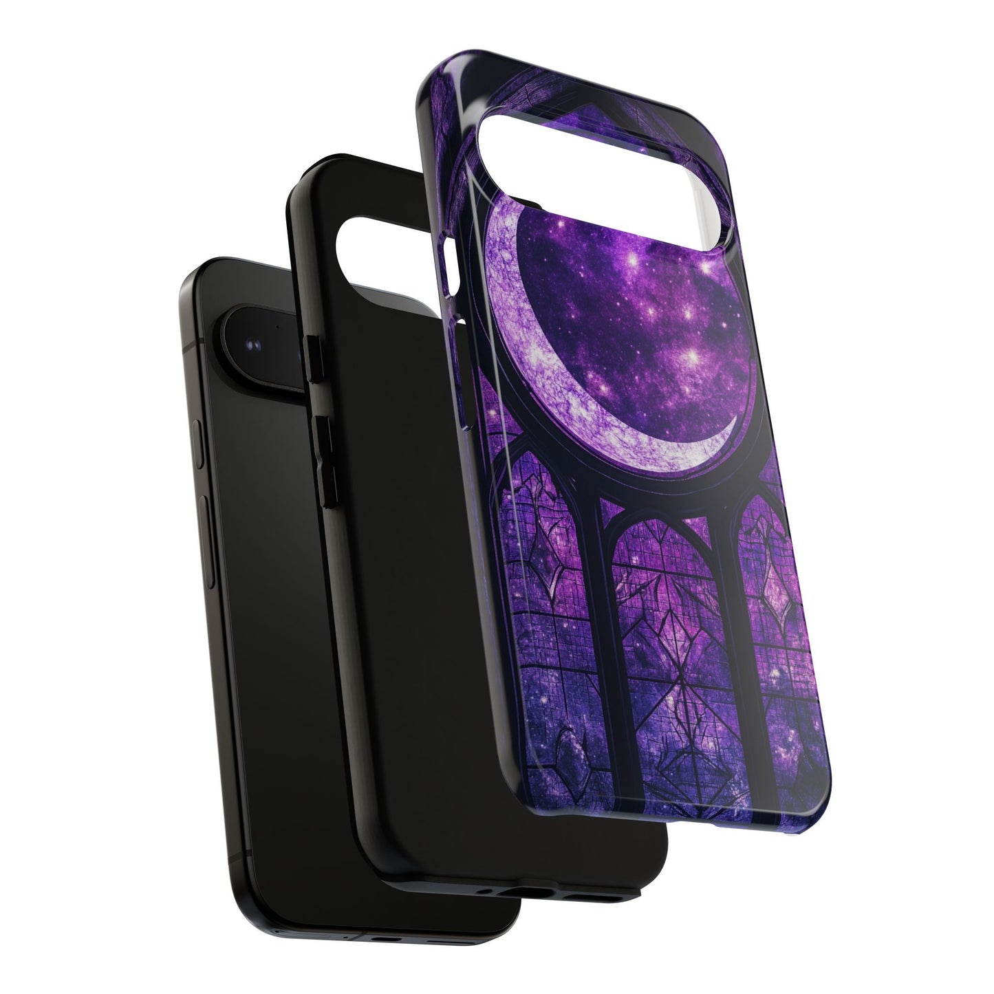 Purple Gothic Stained Glass Phone Cases