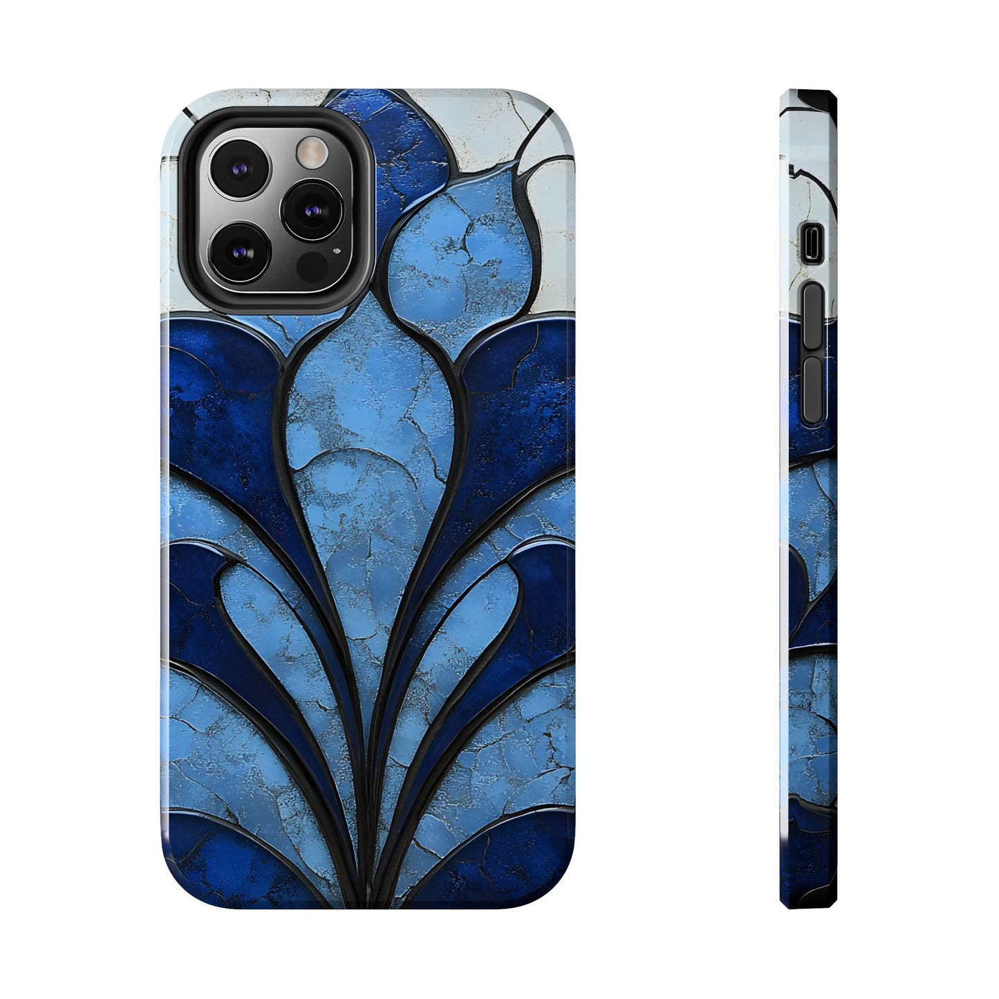 Blue Sapphire Art Deco Tough Phone Case