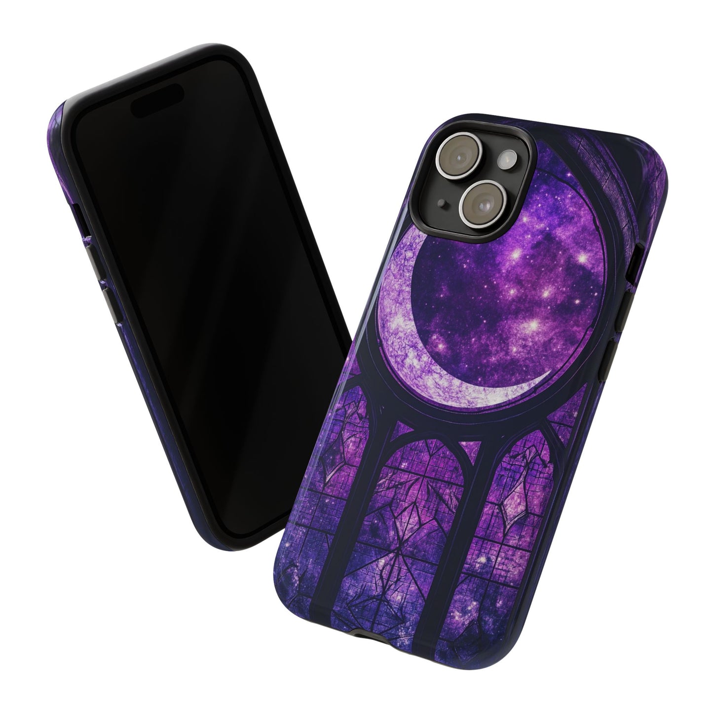 Purple Gothic Stained Glass Phone Cases
