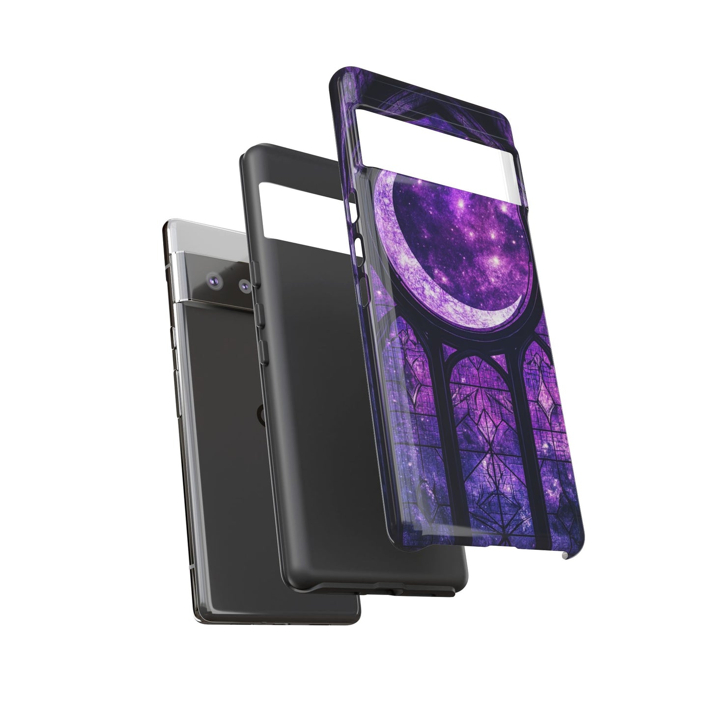 Purple Gothic Stained Glass Phone Cases
