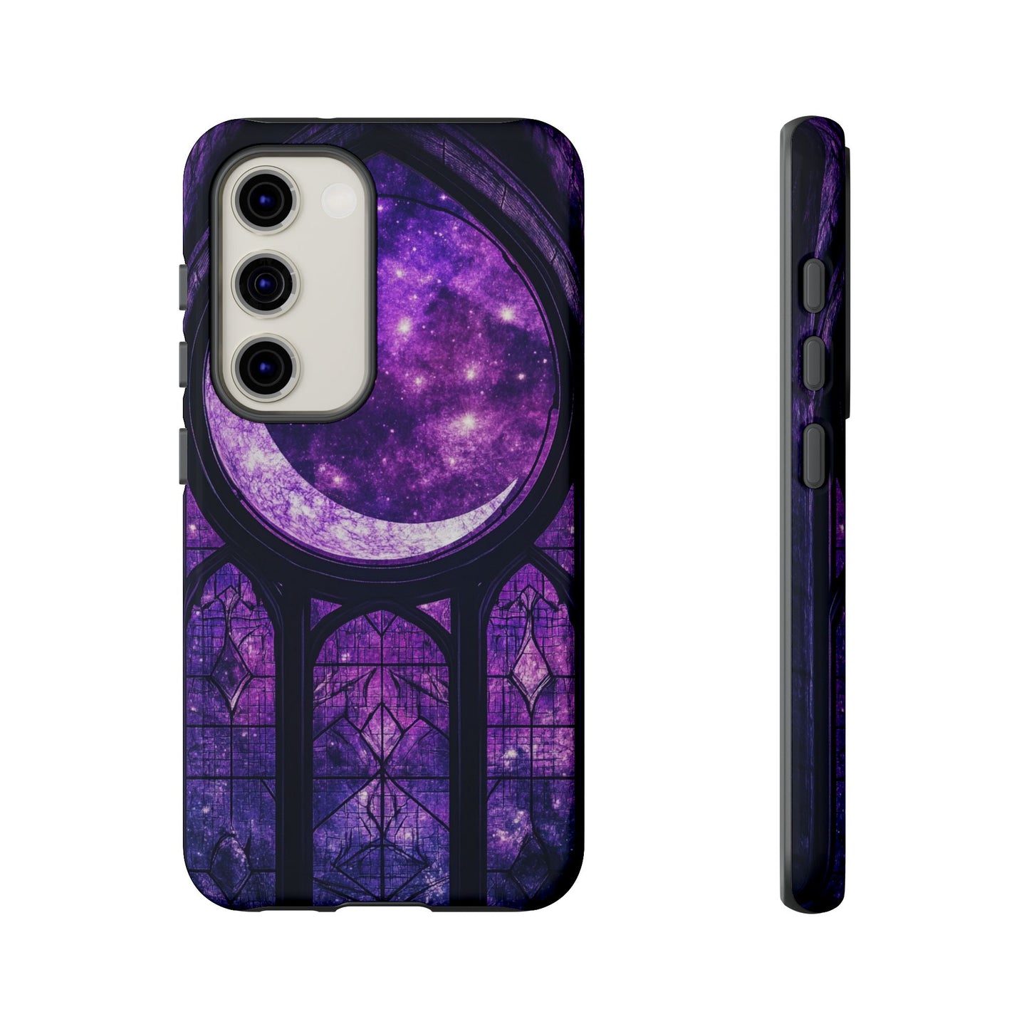 Purple Gothic Stained Glass Phone Cases